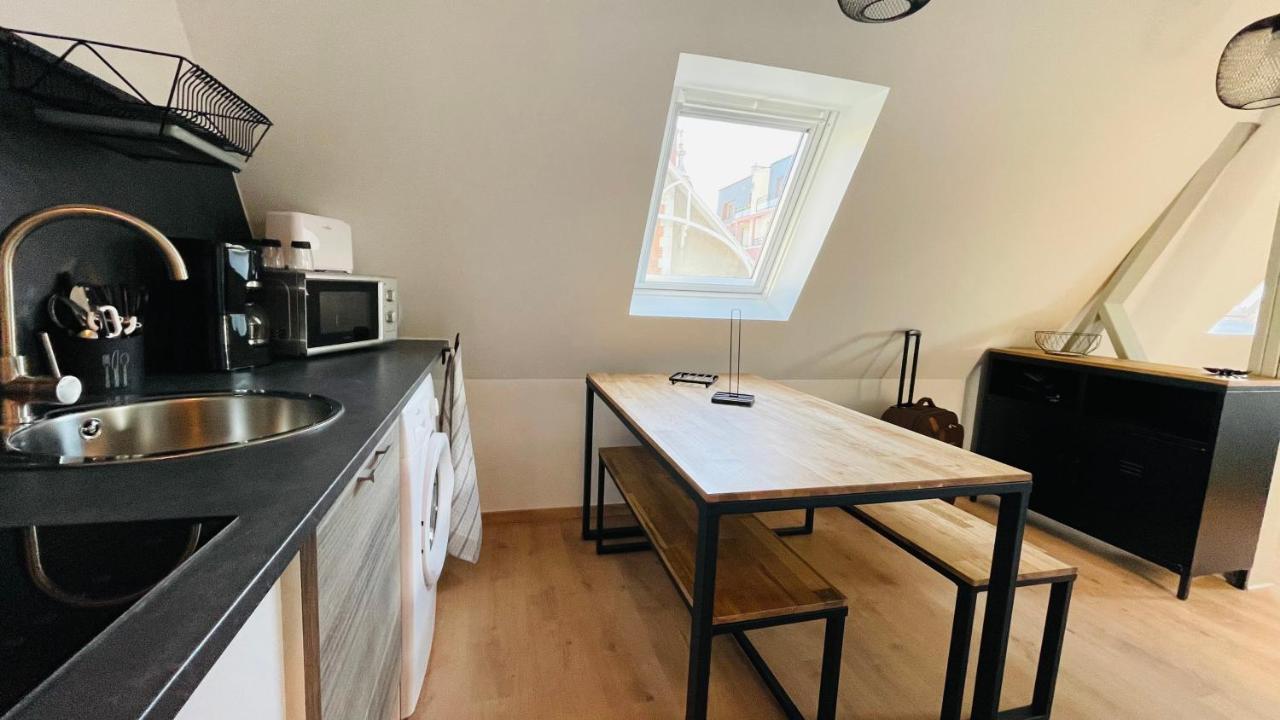 A La Clef - Charmant Studio Proche Gare Et Centre - Ideal Pro & Couple - Wifi Le Mans Ngoại thất bức ảnh