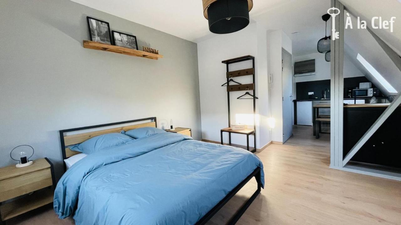 A La Clef - Charmant Studio Proche Gare Et Centre - Ideal Pro & Couple - Wifi Le Mans Ngoại thất bức ảnh